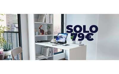 Scrivania con libreria salva spazio a soli 79€ su eBay