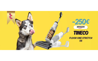 Se spunti il coupon, Tineco FLOOR ONE STRETCH S6 ha un prezzo BOMBA