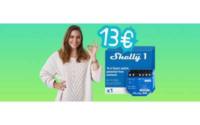 Shelly 1 Gen3 rel intelligente che puoi mettere ovunque per una casa domotica