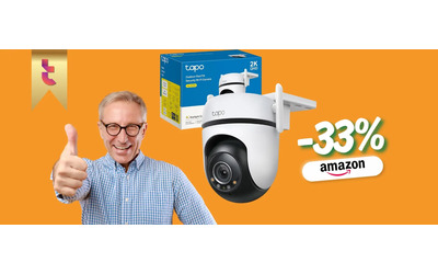 Sicurezza micidiale sulla tua casa con la Tapo C520WS, tua con 59€