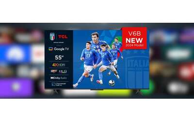 Smart TV 55″ 4K di TCL a 349€: sconto SHOCK di 150€ e Google TV integrato