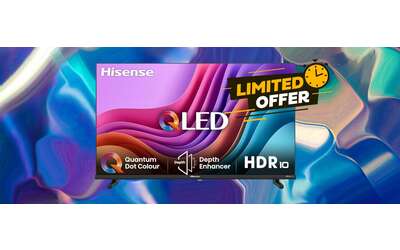 Smart TV Hisense da 40 pollici QLED FHD al minimo storico assoluto (229€)