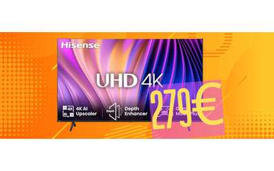 Smart TV Hisense da 50 pollici 4K UHD a soli 279€ è una follia da non perdere