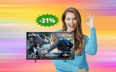 Smart TV Sony BRAVIA: un concentrato di tecnologia e design (-31%)