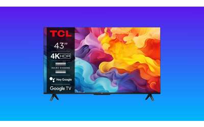 Smart TV TLC da 43″ a meno di 250€: Google TV, 4K UHD e tantissime funzionalità