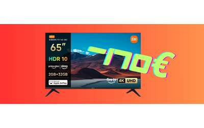 Smart TV Xiaomi da 65 pollici 4K UHD con Alexa integrata a prezzo shock
