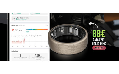 Smartwatch No grazie ora c Amazfit Helio l anello smart a met prezzo