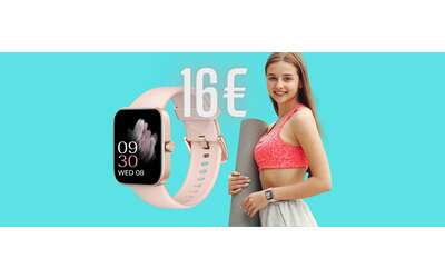 Smartwatch per rispondere alle chiamate tuo a soli 16€ (follia Black Friday)