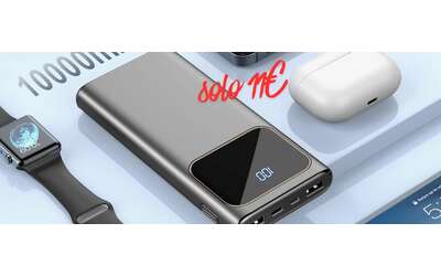 Solo 11 su Amazon per questo potente e versatile Power Bank da 10000mAh