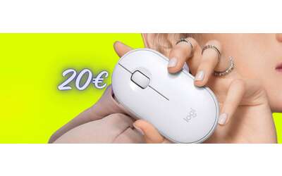 Solo 20€ per il mouse wireless Logitech Pebble, super compatto e leggero