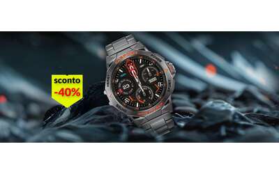 Solo 35€ per questo smartwatch sportivo scontato al 40%: puoi anche telefonare