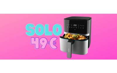 Solo 49€ e puoi avere la friggitrice ad aria Cecotec da 5,5L per piatti fast