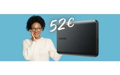 SOLO 52€ per l’Hard Disk esterno Toshiba da 1TB? Tutto vero su Amazon!