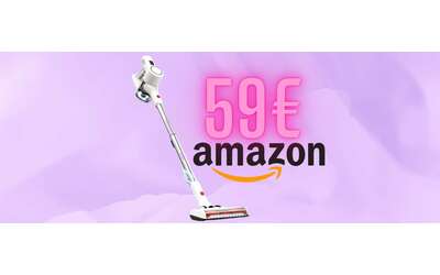 Solo 59€ per questa scopa elettrica potente e con accessori inclusi