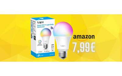 Solo 7,99€ per la lampadina WiFi colorata Tapo L530E (Amazon)