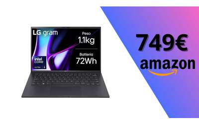 Solo 750€ per l’LG gram 14Z90S: eleganza e potenza in un notebook ultra-leggero