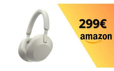 Sony WH-1000XM5: le cuffie premium con noise cancelling in SUPER sconto su Amazon
