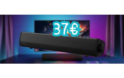 Soundbar da gaming compatta super economica, solo 37€ su Amazon