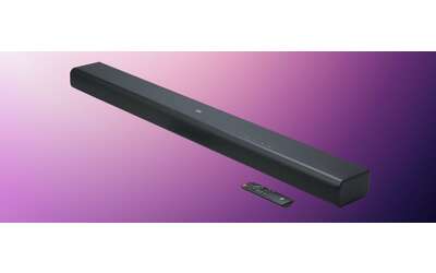 Soundbar JBL 3.1 con subwoofer integrato a 99,99 euro: Amazon CLAMOROSO (-41%)