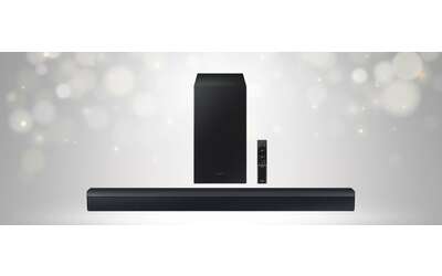 Soundbar Samsung 2.1 a 99 euro: follia Amazon da Black Friday