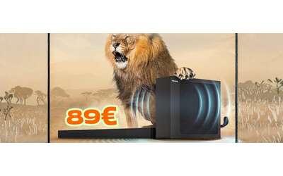 Soundbar Subwoofer Hisense a soli 89 su Amazon un vero affarone
