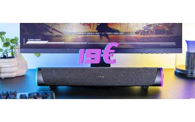 Soundbar Trust Gaming GXT 620 Axon a soli 19€: suono pro a prezzo mini