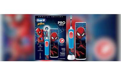 Spazzolino elettrico Oral-B per bambini a tema Spider-Man in SCONTISSIMO a soli 23,99€