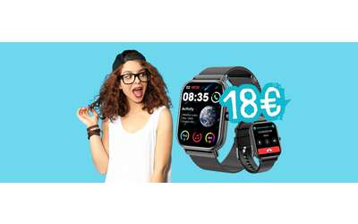 Spettacolare smartwatch a soli 18€ con microfono per le chiamate (limitatissimo)