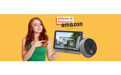 Spioncino digitale a batteria con display touch da 4,3″ e sensore di movimento