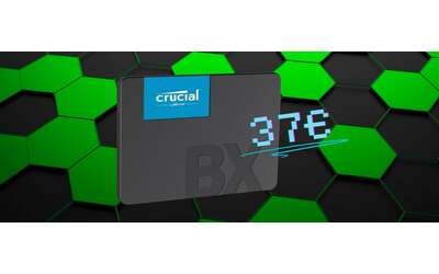 SSD Crucial BX500 da 500GB: rendi il tuo computer più veloce spendendo poco