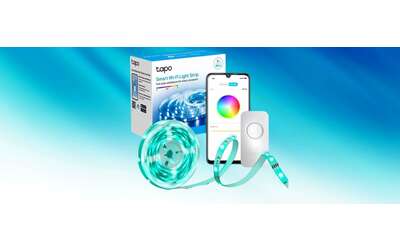 Striscia LED smart TP-Link Tapo: sconto PAZZESCO su Amazon (-40%)