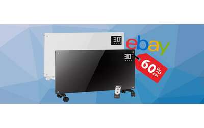 Stufetta elettrica dal basso consumo, elegante e potente, ora scontata al 60%