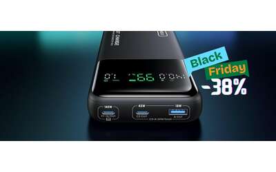 Super Power Bank 27k mAh con 140W di potenza lo usi sul MacBook