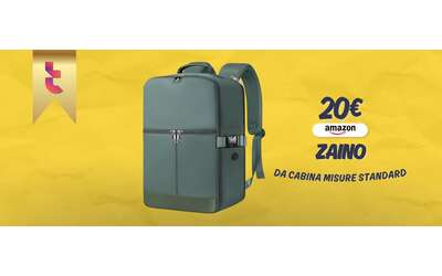 Super Zaino da Viaggio 40×20×25cm elegante e robusto: costa solo 20€