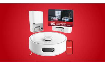 SwitchBot S10: il prezzo del robot aspirapolvere premium crolla del 51% (Amazon)