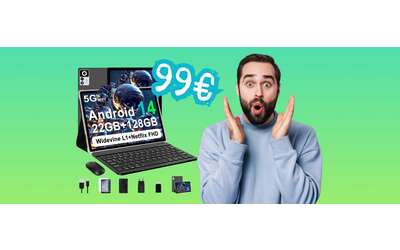 Tablet Android da 10 pollici e 128GB di memoria a soli 99€ è regalato