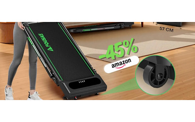 Tapis Roulant CORRE a casa tua con design salvaspazio e sconto 45