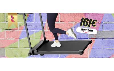 Tapis Roulant pieghevole e salvaspazio: fino a 10km/h in offerta su Amazon