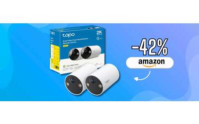 Tapo C410? 2 telecamere senza fili per esterno, gestione smart e sconto 42%