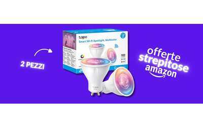 Tapo L630, lampadine Smart LED GU10 per casa colorata e connessa (16€)