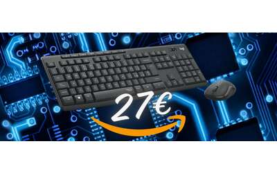 Tastiera e mouse Logitech MK295: il kit dei SOGNI a SOLI 27€