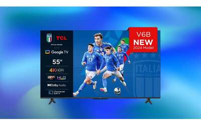 TCL 55V6B: Smart TV 4K UltraHD da 55″ a meno di 300€ (-40% su Amazon)