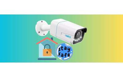 Telecamera di sicurezza Reolink con rilevamento intelligente per casa sicura
