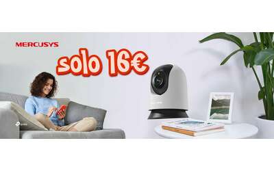 Telecamera Smart MERCUSYS MC200 sicurezza in tutta casa a 16