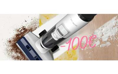 Tineco iFLOOR 5 Breeze: potentissimo aspirapolvere e lavapavimenti in maxi sconto