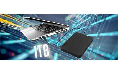Toshiba Canvio Basics: archiviazione portatile da 1TB e prezzo basso