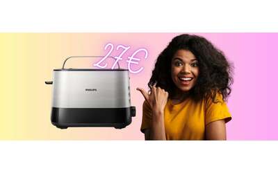 Tostapane Philips con doppia fessura e 7 impostazioni tuo a 27€