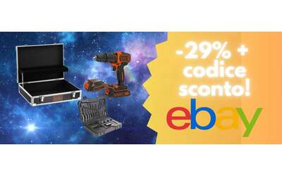 Trapano Black+Decker con kit completo: doppia batteria e valigetta premium, offerta imperdibile!