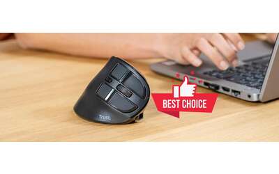 Trust: mouse wireless verticale ergonomico, minima spesa e zero fatica