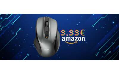 Trust Nito mouse wireless ergonomico con 6 pulsanti a met prezzo 9 99